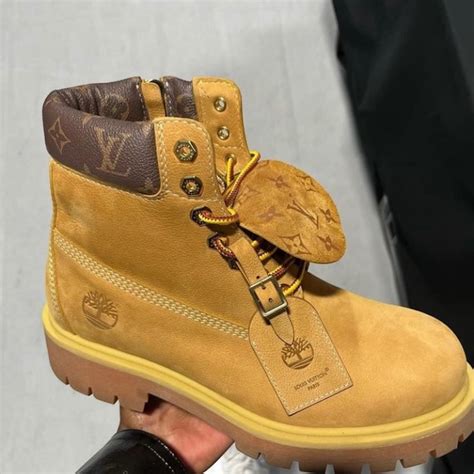 louis vuitton timberland ankle boots